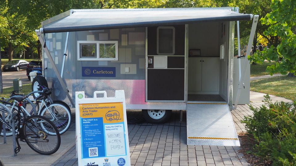 View of CHAT trailer from the outside.