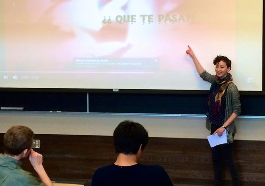 Work in the Spanish Department
