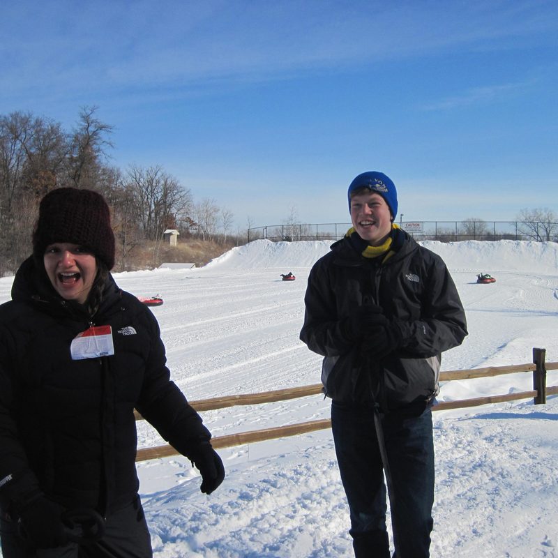 Snow Tubing at Buck Hill CANOE Carleton College