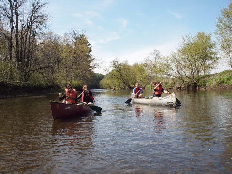 Upper Iowa Canoeing CANOE Carleton College