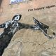 Mural of Gene Kelly performing 