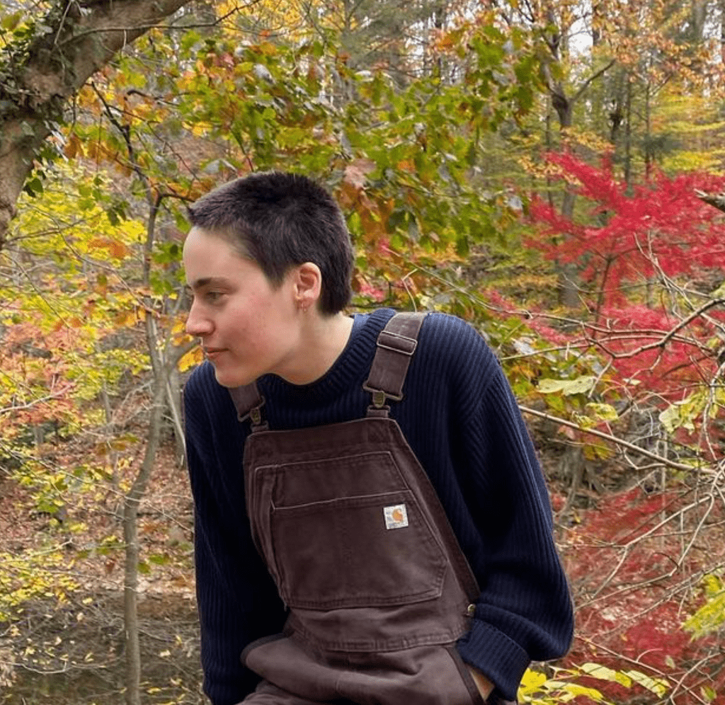 Kristina Stallvik in autumn landscape