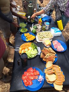 Lunch on a TZ excursion 2022