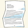 illustration of a letter