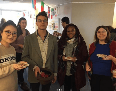 A group of students at the 2019 Minors Fair