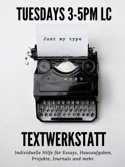 Textwerkstatt Winter Term 23