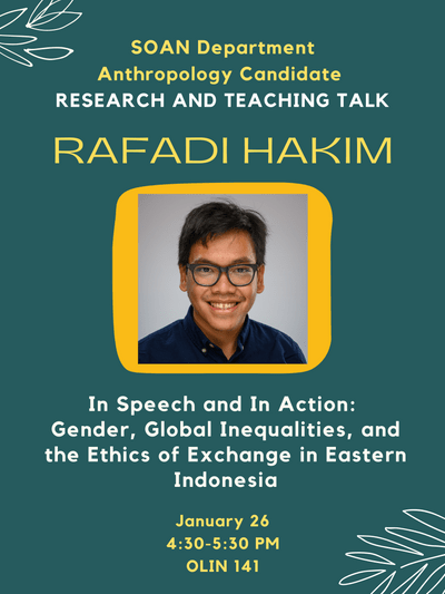 Rafadi Hakim Talk Poster