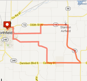 26.8-mile Triathlon Route