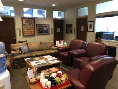 The Religion Department Lounge in Leighton Hall