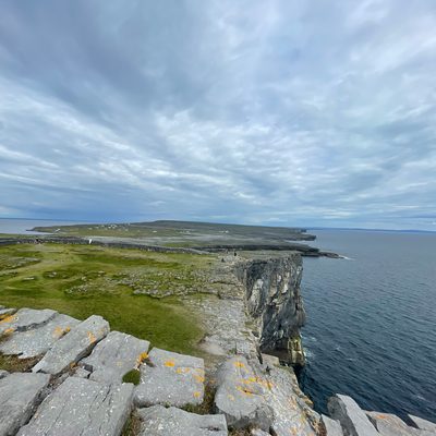 Ireland coast with rocks