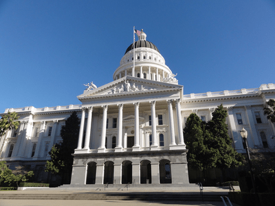 California State Capitol building in Sacramento