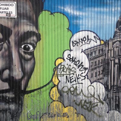 Salvador Dali Graffiti Madrid