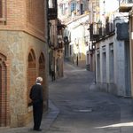 Man on Street Corner in Madrid