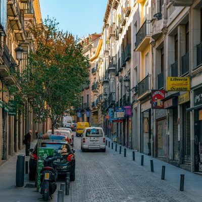 Narrow Madrid Street