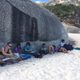 Drawing on the beach - Winter 2017