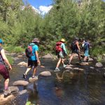 Carnarvon creek, where fresh water has flowed continuously for thousands of years - Winter 2017