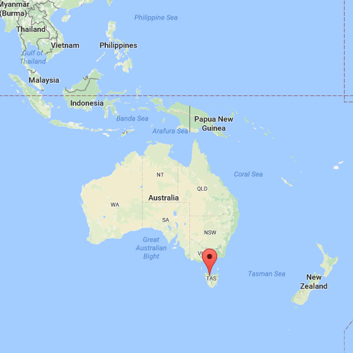 Map: Tasmania