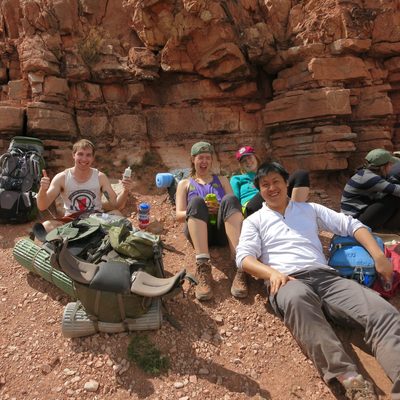 Resting along the South Kaibab Trail (2014)