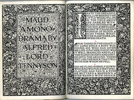 Maud: a Monodrama, Alfred Lord Tennyson, Kelmscott Press