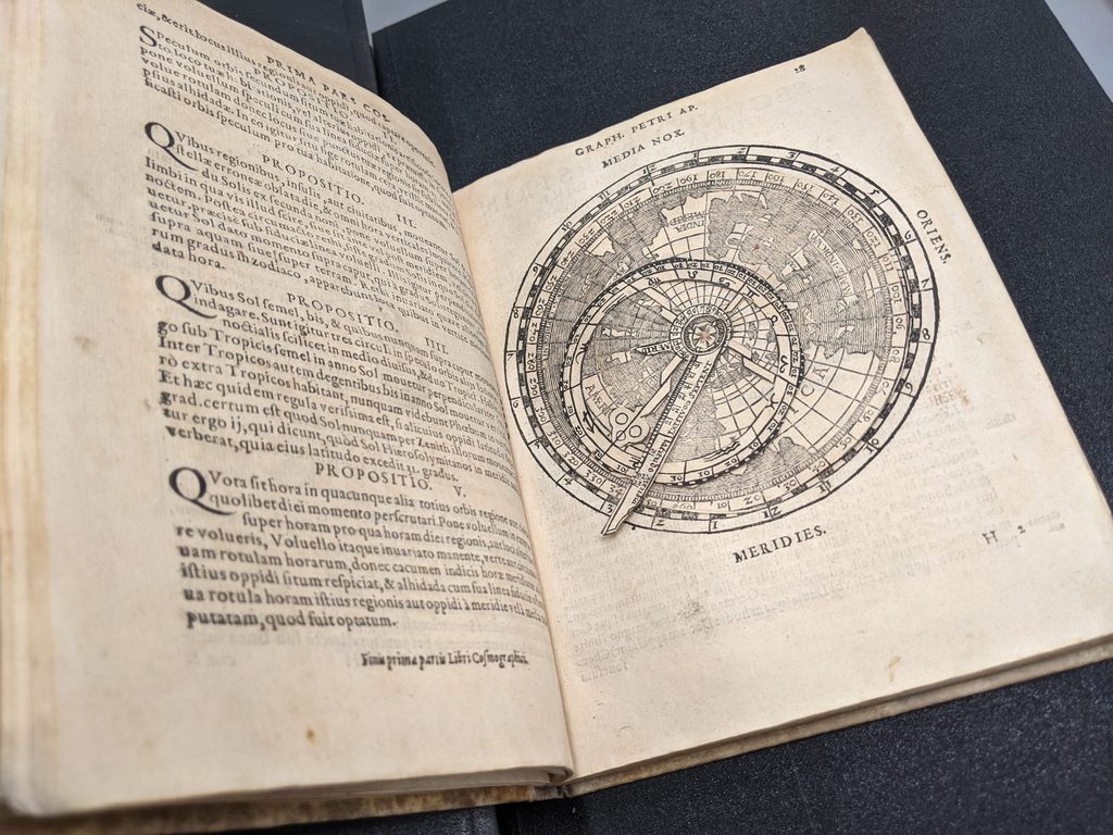 Volvelle in Peter Apian's Cosmographia