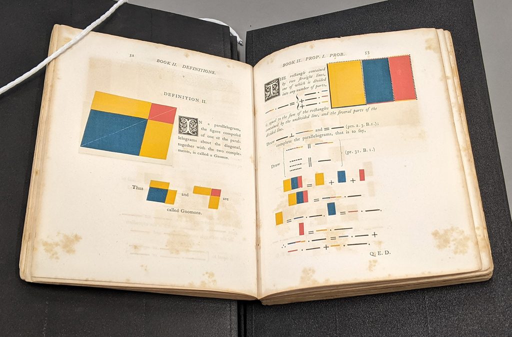 Diagram from Oliver Byrne's Elements of Euclid