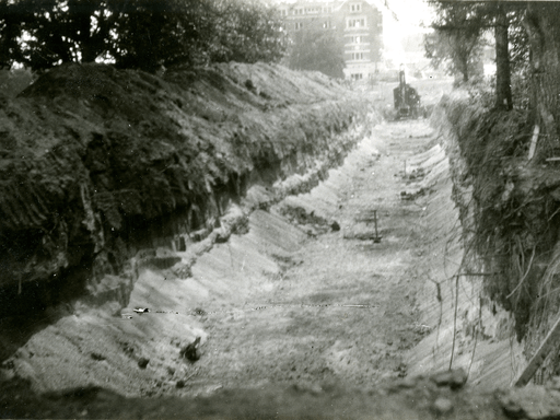 The tunnel that connected Evans Hall to the rest of campus.