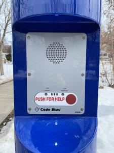 Blue Light Speaker Box