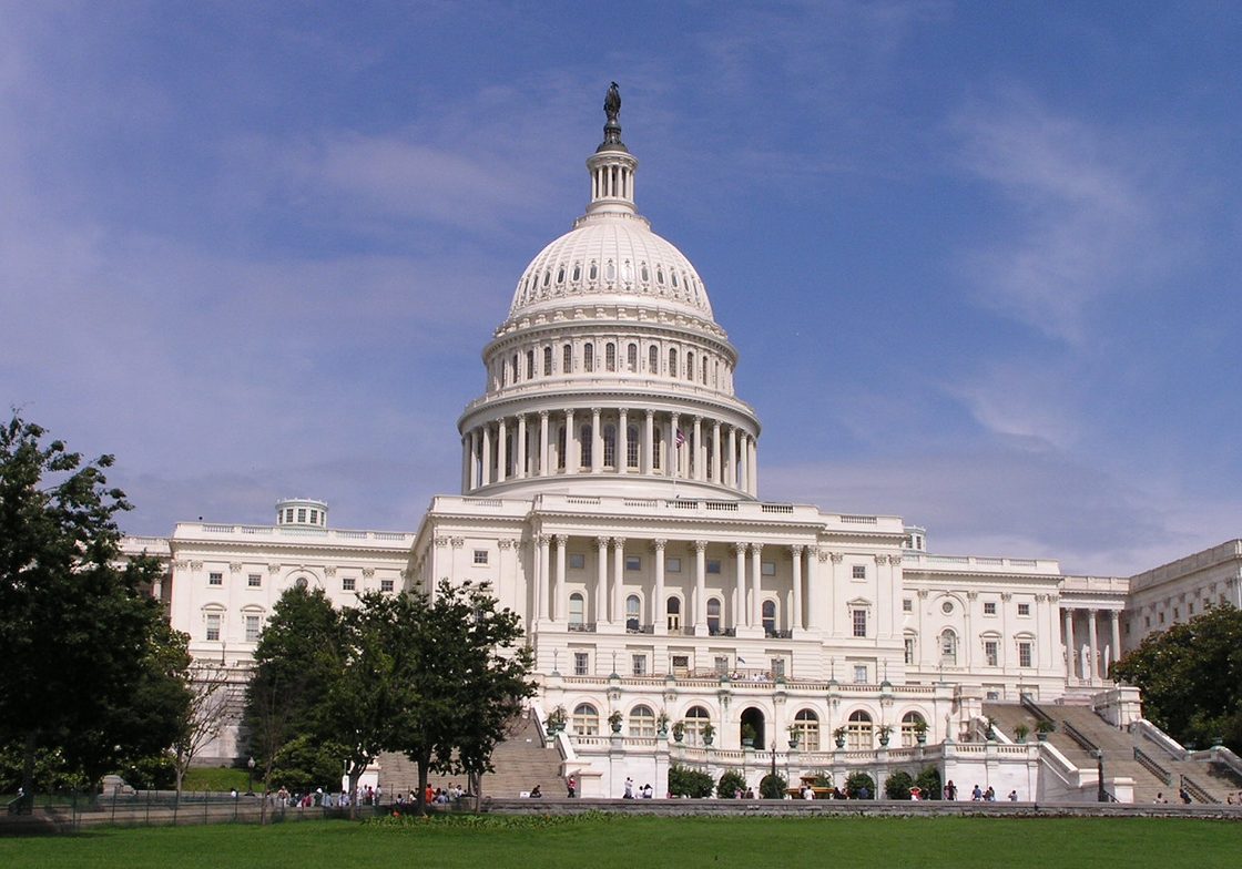 View of Capitol Building, Washington D.C.