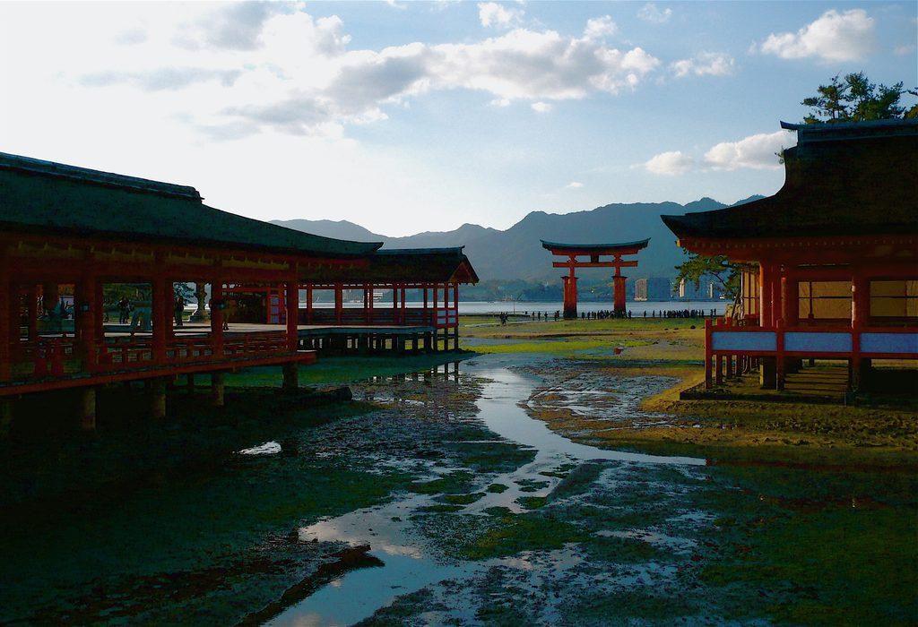 View of Shrine in Japan