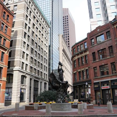 Statue in Downtown Boston
