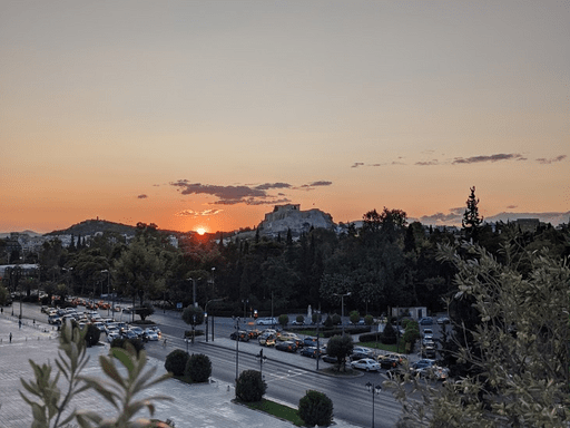 Acropolis viewed from CYA rooftop