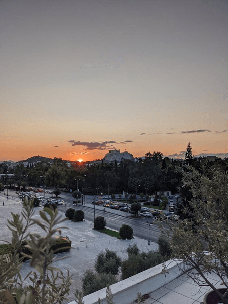 Acropolis viewed from CYA rooftop