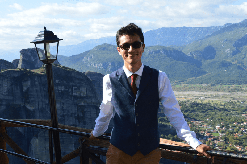 Dima Rentel '22 Atop the peaks of Meteora, a series of monasteries suspended on top of rock cliffs
