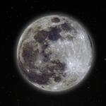 Supermoon in April, 2020