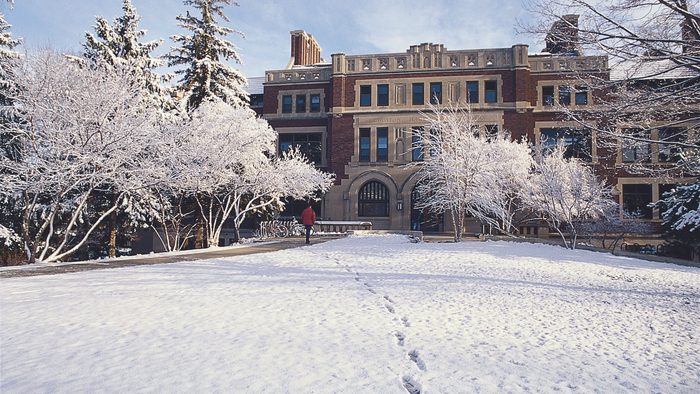 Leighton Hall in Winter