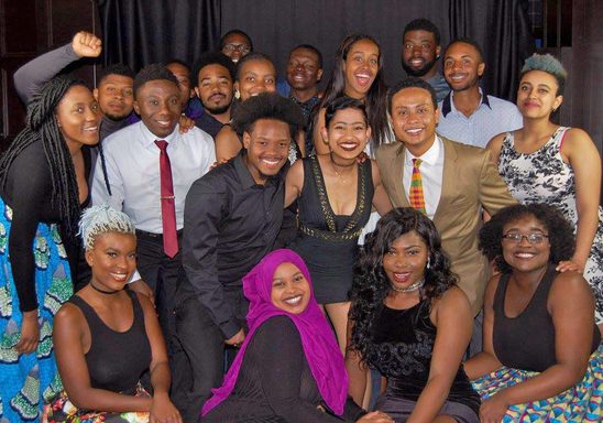 Members of the African and Caribbean Student Association (ACA)