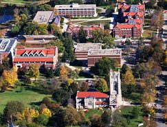 Aerial view of Carleton's Campus