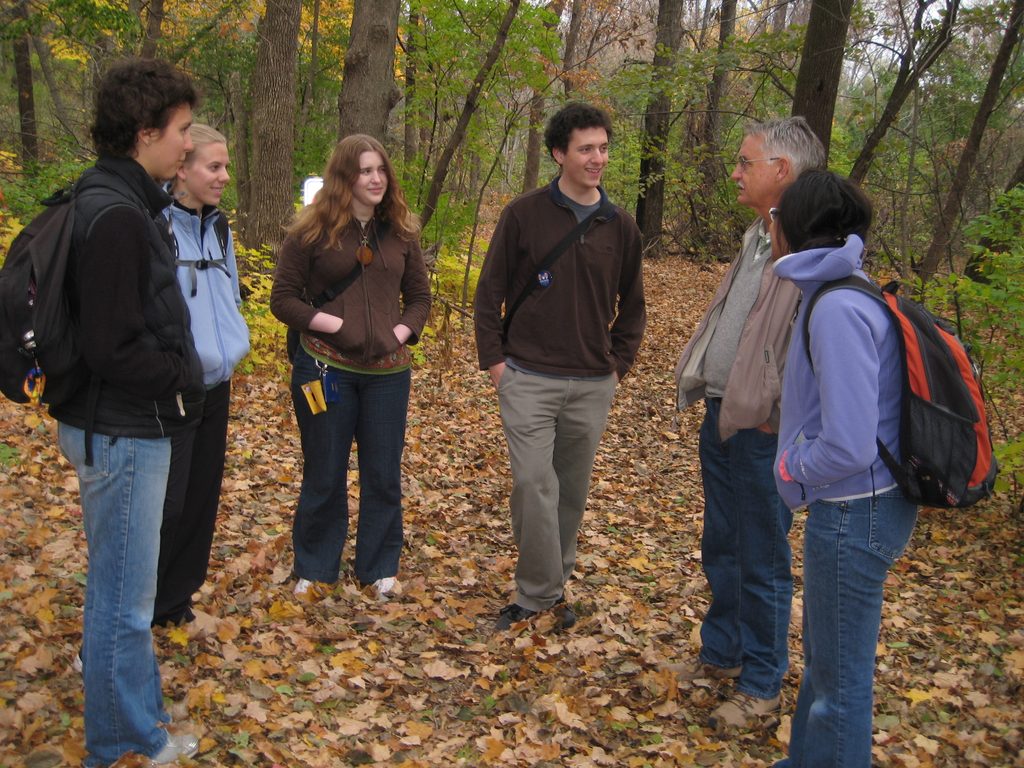 A class on Nature Writing with visiting professor David Rains Wallace in 2008.
