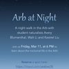 Arboretum at Night event poster