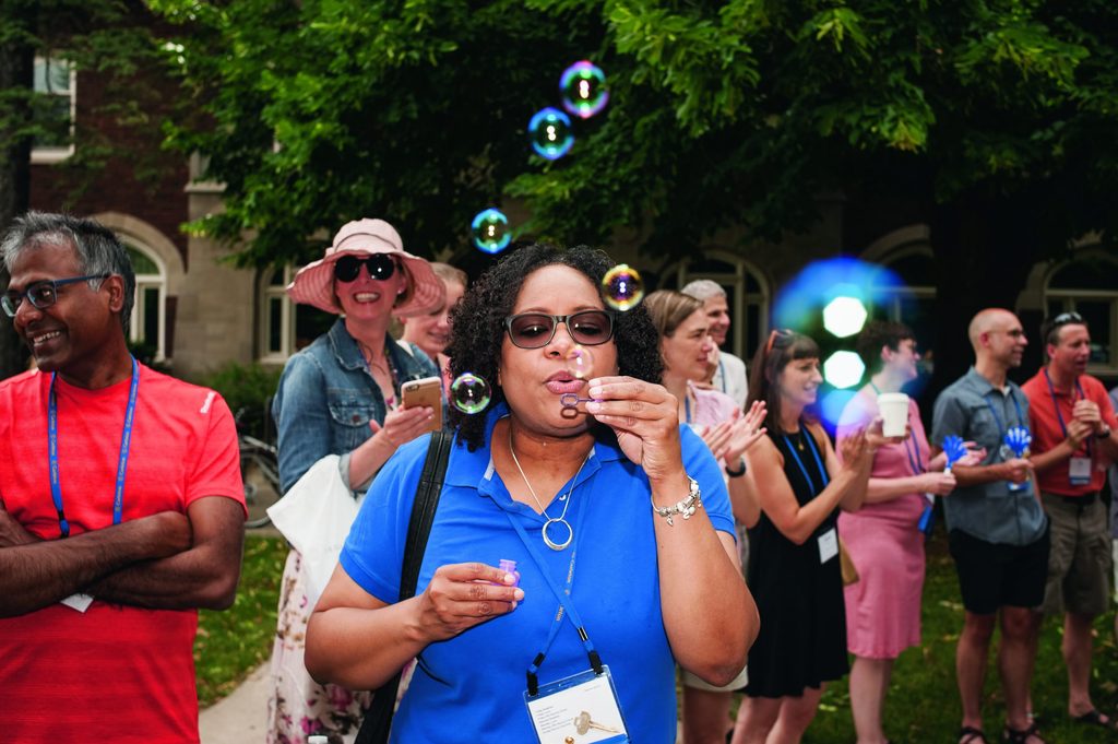 Alumni Bubbles