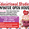 Winter Open House  - Educational Studies