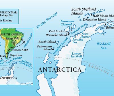 Map of Antarctica 2017