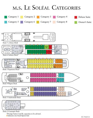 Le Soleal Deck plan
