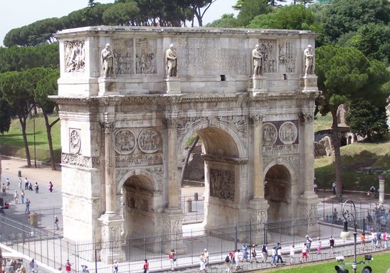 The Arch of Constantine.