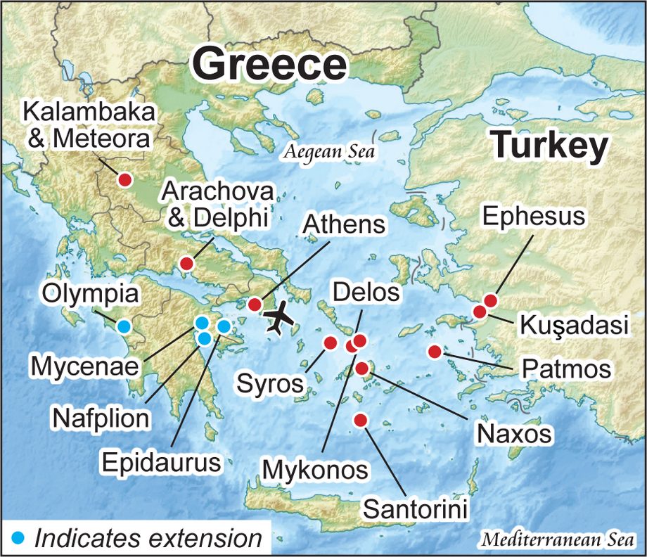 The Aegean Islands, Athens, Delphi, Meteora & Ephesus – Alumni Adventures – Carleton College