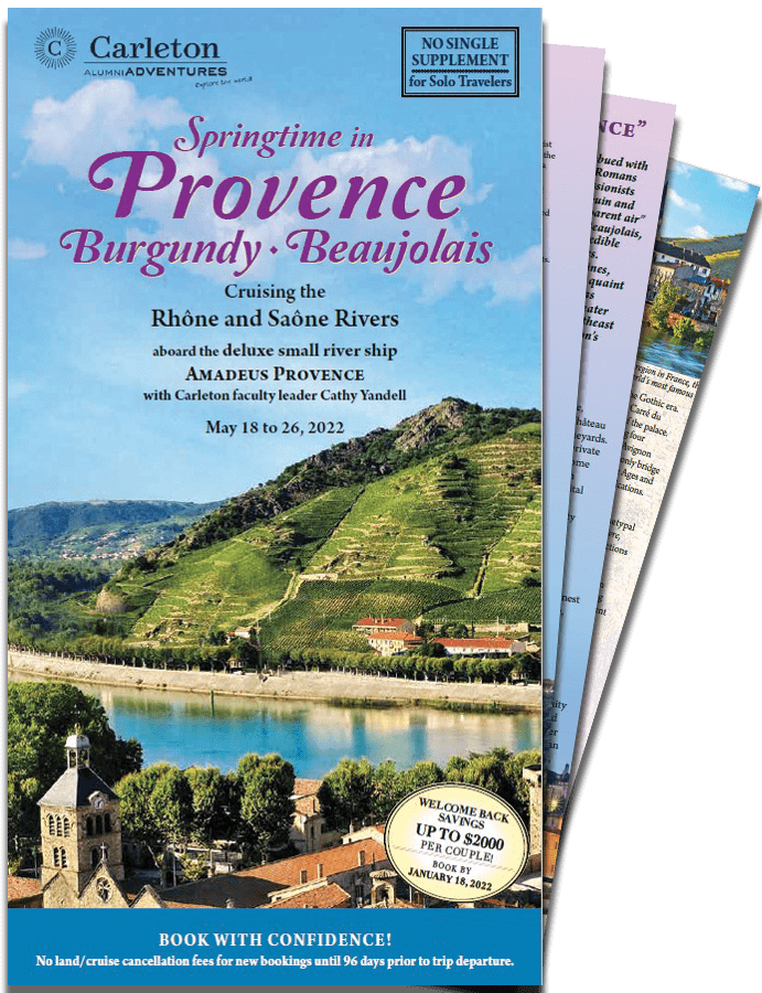 Springtime in Provence, travel with Carleton College