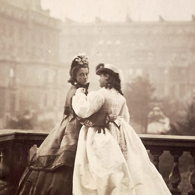 Hawarden: Two Women on a Balcony