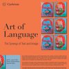 Poster for the Art of Language exhibition, April 12–June 14