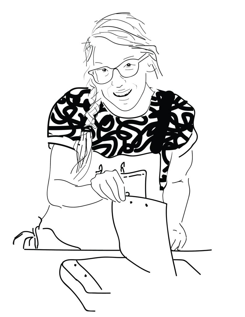 Dylan Yvonne Welch drawing