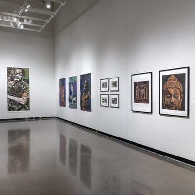 Freg Hagstrom at Chronologia Exhibit